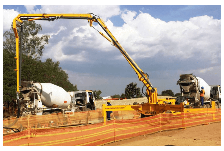 Bombas telescópicas para concreto