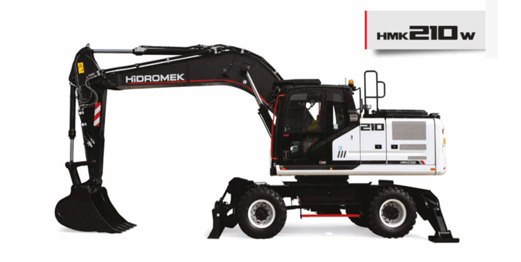 Excavadora sobre llantas HIDROMEK HMK210W-H4