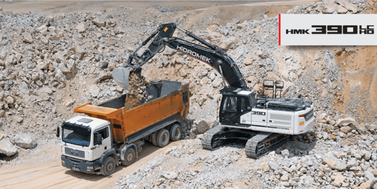 Excavadora sobre orugas HIDROMEK HMK390LCHD-H4