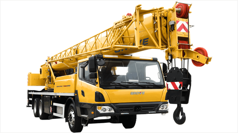 Grúa hidraúlica sobre camión TMC250