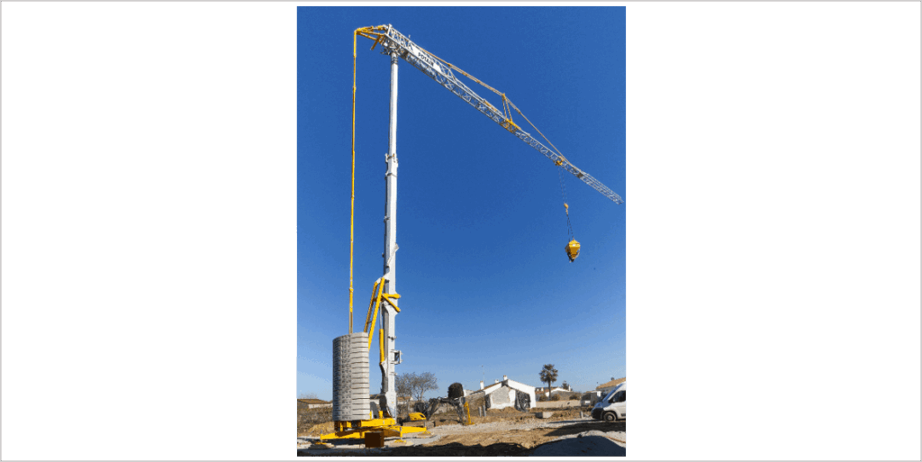 Grúa telescópica auto montante HUP 40-30