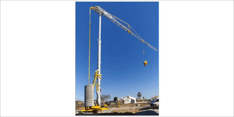 Grúa telescópica auto montante HUP 40-30