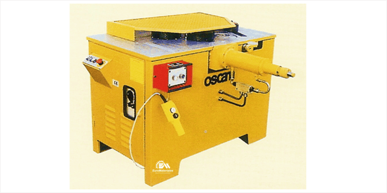 Máquina formadora de aros y espirales, modelo 89, con desbloqueo hidráulico