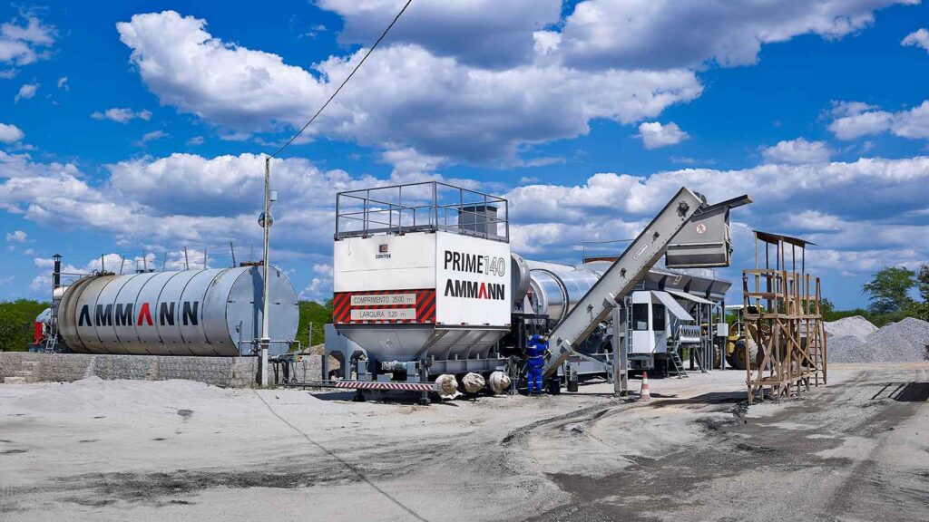 Planta de asfalto continua AMMANN ACM 100-210 PRIME